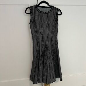 Alaia black and white sleeveless dress (FR 38)